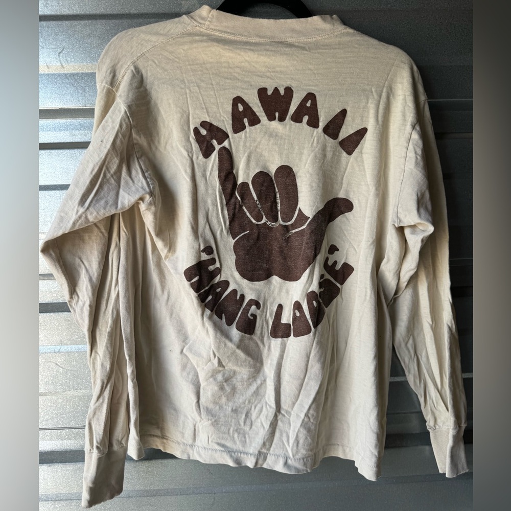 Vintage Hawaii Hang Loose Long sleeve tshirt